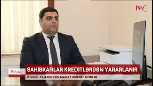 NAXÇIVANDA ÖTƏN İL SAHİBKARLARA 13,4 MİLYON MANAT KREDİT AYRILIB