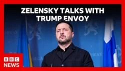 Zelensky says US intelligence sharing 'works now' after talks with Trump envoy | BBC News
