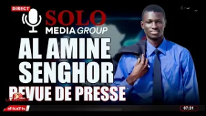 REVUE DE PRESSE AVEC AL AMINE SENGHOR SUR SOLO MEDIA......