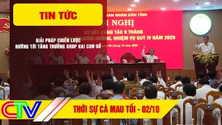 CA MAU EVENING NEWS 10/02/2026 | STRATEGIC SOLUTIONS FOR DOUBLE-DIGIT GRDP GROWTH