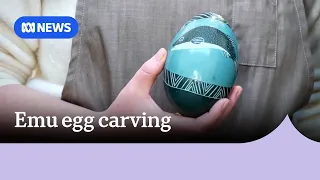 Community keeping Indigenous egg carving art alive | ABC NEWS