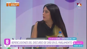 8AM - Julieta Sierra sobre las repercusiones del discurso de Orsi