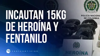DIJIN and FBI seize fentanyl and heroin shipment in Buesaco, Nariño