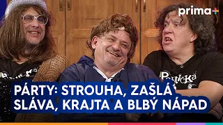 Partička: Párty: odtoková strouha, zašlá sláva, krajta a blbý nápad