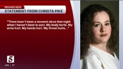 Christa Pike dictates statement to her team one month after failed execution