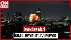 SON DAKİKA?İran Füzeleri İsrail'in Üzerinde! İran İsrail'i, İsrail Beyrut'u Bombalıyor