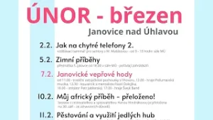 Pozvánka na únorové akce v Janovicích nad Úhlavou 2026