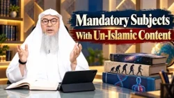 Studying Mandatory School Subjects That Contain Un Islamic Content | Sheikh Assim Al Hakeem #hudatv