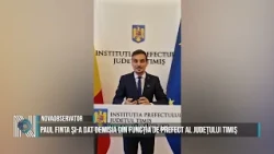 Paul Finta resigned from the position of prefect of Timiș County