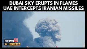 Dubai Sky Erupts In Flames | UAE Intercepts Iranian Missiles After US-Israel Strikes | 4K | N18G