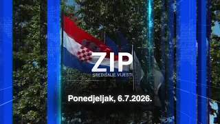 ZIP - 6.7.2026. - SREDIŠNJE VIJESTI Z1 TELEVIZIJE
