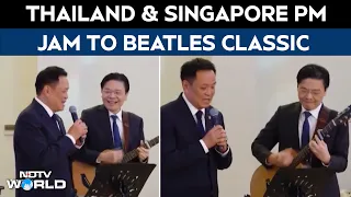 From Diplomacy To Duets: Thailand PM Sings, Singapore PM Plays Guitar In Viral Moment
