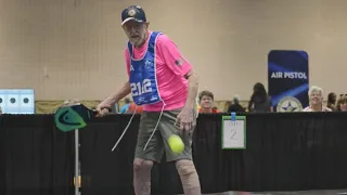 90-year-old Lebanon County Navy Veteran serves up inspiration at VA golden age games