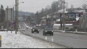 Wheeling road crews working to clear roadways around the city