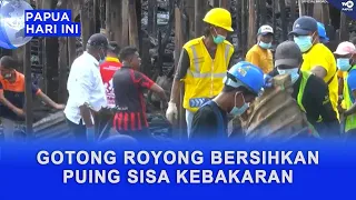 JOINT EFFORT TO CLEAR FIRE DEBRIS IN MANDALA