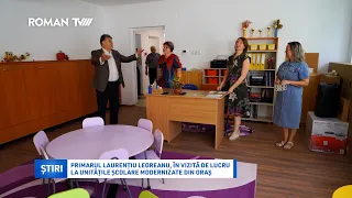 Primarul Laurențiu Leoreanu, în vizită de lucru la unitățile școlare modernizate din oraș