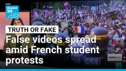 No, the French army did not deploy tanks against protesting students • FRANCE 24 English