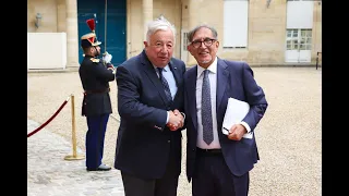 Paris. Institutional visit by Senate President Ignazio La Russa