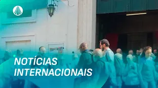 Padres de vários países realizam ato em Roma contra o Genocídio em Gaza | TJ Aparecida