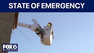 Menasha storm damage; crews work to restore power | FOX6 News Milwaukee
