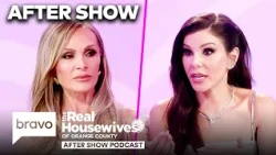 Heather Dubrow Claps Back At Alexis Bellino’s Podcast Disses | RHOC After Show (S20E14) Pt 1 | Bravo