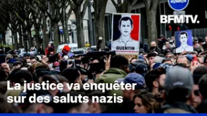 Marche pour Quentin: la justice va enquêter sur les saluts nazis