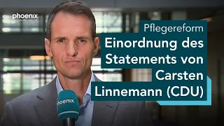 Talk mit Phillip Menn (phoenix-Korrespondent) zum Statement von Carsten Linnemann (CDU) | 30.09.26
