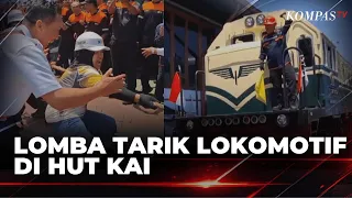84-Ton Locomotive Pulling Competition Held in Yogyakarta, Balai Yasa Team Wins | AFTERNOON