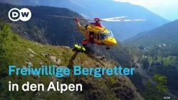 Italiens Bergretter im Einsatz: Freiwillige trainieren für Notfälle in den Alpen