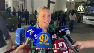 🔴🎙️ مارين دافور، قائدة المنتخب الوطني النسوي، تدلي بتصريحات والتأهل إلى مونديال 2027