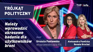 Urszula Pasławska: Periodic check-ups should be mandatory for gun owners | POLITICAL TRIANGLE