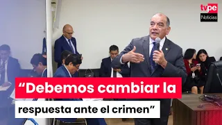 Minister Astudillo presents proposal to combat crime in the country