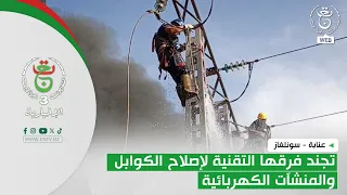Annaba - Sonelgaz | Technical teams mobilized to repair electrical cables and infrastructure