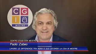 Work, the North-South Divide According to the CGIA of Mestre