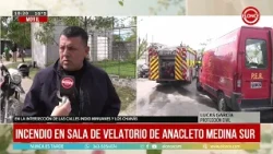 A funeral home in Anacleto Medina Sur caught fire - 10/26/20