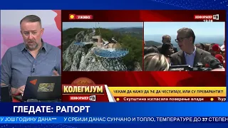 RAPORT 30. 7. 2026. Sa Kablara se vide dve slike - Vučićeva graditeljska i blokaderska rušilačka!