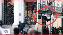 WATCH: France Protesters Break Into Stores, Loot Goods in Lille and Paris | France Protest | N18G