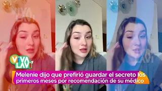 Melenie Carmona rompe el silencio sobre su embarazo | Vivalavi