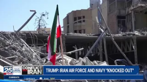 President Trump says US has 'knocked out' Iranian navy, air force, radar defenses