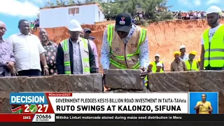 Ruto swings at Sifuna, Kalonzo over state of infrastructure in the country