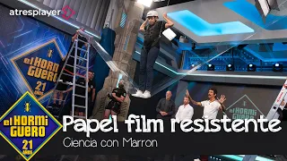 El papel film más resistente: El último experimento de Marron - El Hormiguero