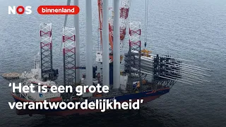 They build offshore wind turbines: 'A small mistake can lead to a disaster'