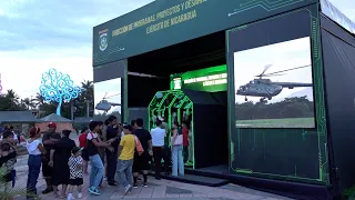 Familias comparten y conocen de cerca el quehacer del Ejército de Nicaragua