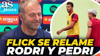 Flick SE RELAME CON RODRI: DEBUT vs. Athletic Club y ENCAJE junto a Pedri