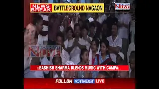 BJP candidate Debashish Sharma Adds Musical Touch to Nagaon Lok Sabha Bypoll Campaign