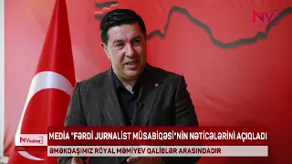 Naxçıvan televiziyasının əməkdaşı “Fərdi jurnalist müsabiqəsi”nin qaliblərindən olub