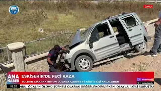 Horrific accident in Eskişehir!