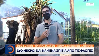 Τραγωδία με 2 νεκρούς και καμένα σπίτια στην Σαλαμίνα