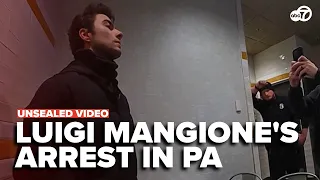 New footage shows moment Luigi Mangione was arrested