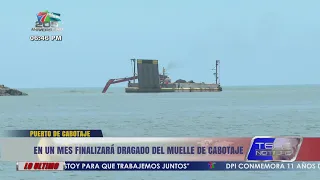 Dredging of La Ceiba Cabotage Pier to be completed in one month